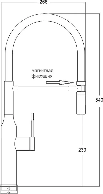 Смеситель для кухни Zorg Steel Hummer SH 2022 CR хром Sancos — официальный сайт