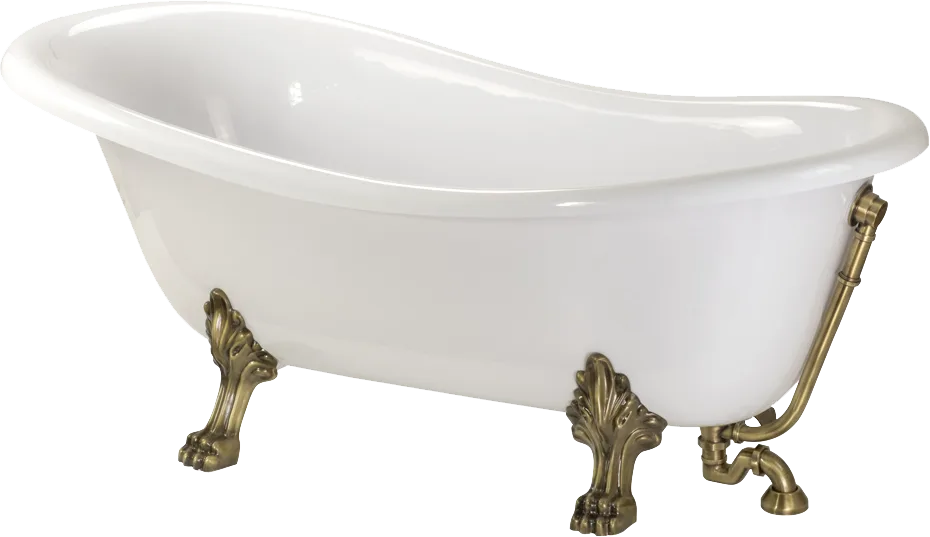 Ванна из искусственного камня Migliore Milady 26921 185x80 см, отдельностоящая, белая, овальная, с д Sancos — официальный сайт