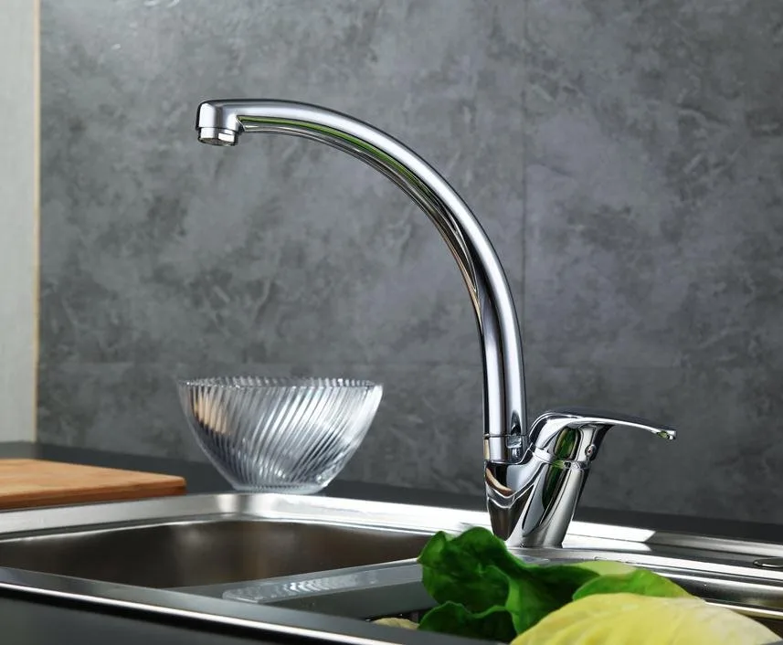 Смеситель для кухни Emar Steel ЕС - 3013 хром Sancos — официальный сайт