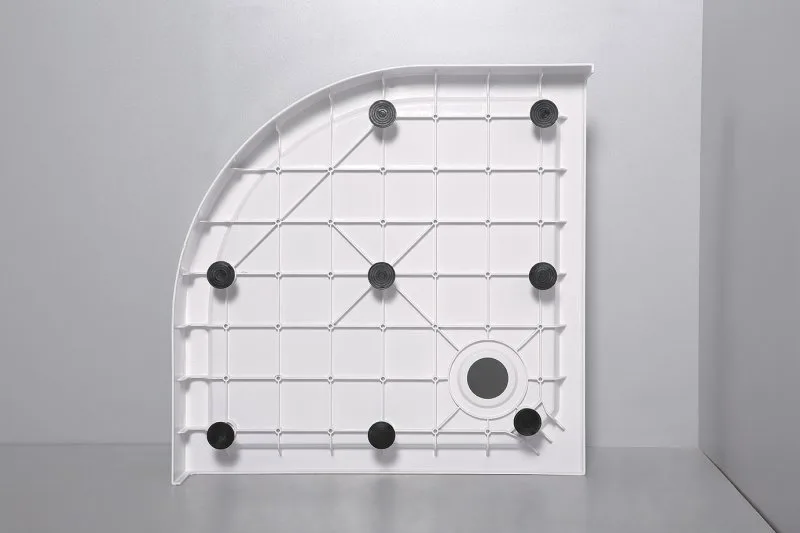 Поддон для душа Cezares Tray SMC TRAY-SMC-R-90-550-150-W R 90x90, с сифоном Sancos — официальный сайт