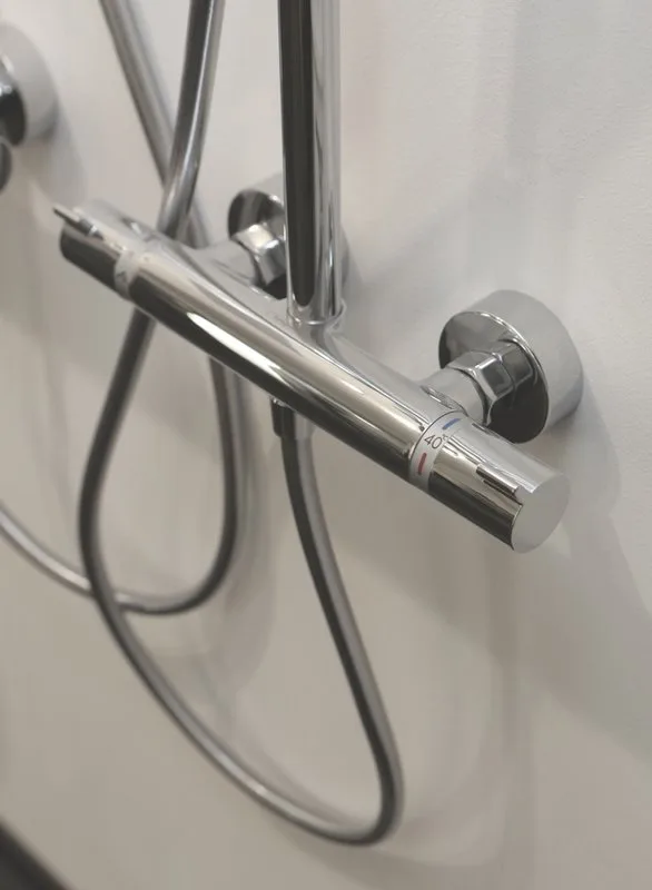 Душевая стойка Hansgrohe Raindance Select S 300 27114000, Showerpipe Sancos — официальный сайт