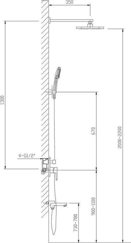 Душевой комплект Timo Selene SX-3069/00SM (1013), С ВНУТРЕННЕЙ ЧАСТЬЮ Sancos — официальный сайт