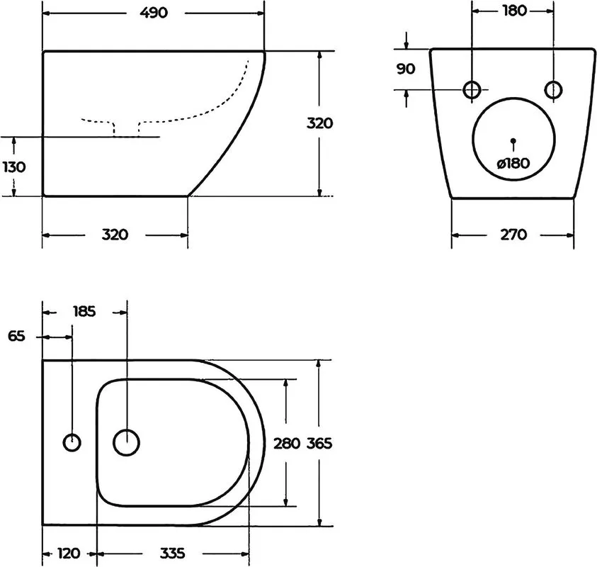 Биде подвесное BelBagno Sfera-r Sfera-R BB046BH Sancos — официальный сайт