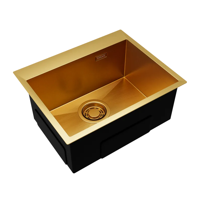 Мойка кухонная Emar PVD EMB-115 PVD Nano Golden Sancos — официальный сайт
