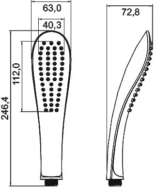 Душевая лейка IDDIS 0211F00I18 Sancos — официальный сайт
