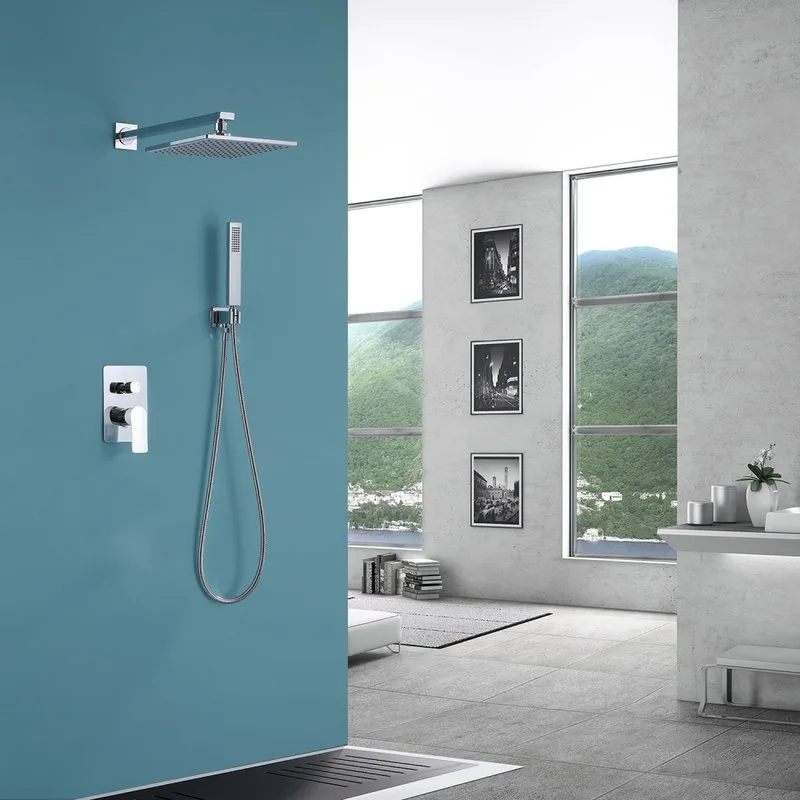 Душевой комплект Abber Weiss Insel AF8018W, С ВНУТРЕННЕЙ ЧАСТЬЮ, белый хром Sancos — официальный сайт