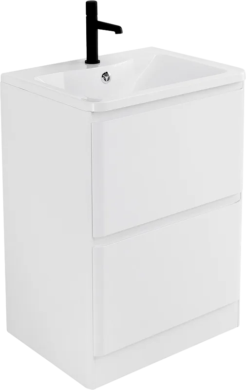 Тумба под раковину без столешницы BelBagno Albano 60 напольная, bianco lucido Sancos — официальный сайт