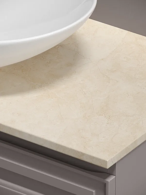 Тумба с раковиной Sancos Very 100 см, doha soft, столешница бежевая, раковина CN6015 Sancos — официальный сайт