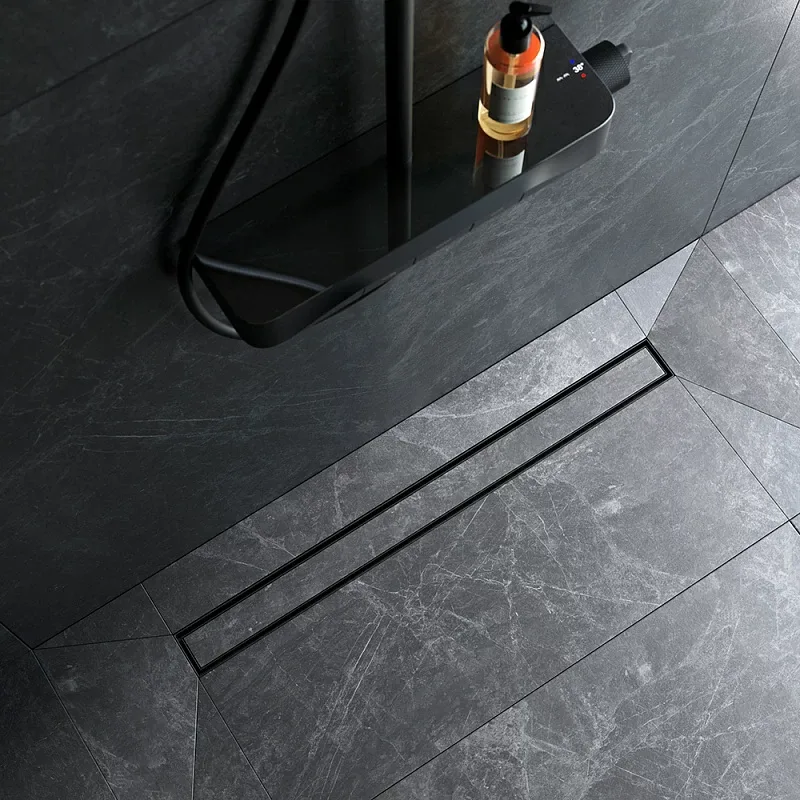 Душевой трап (лоток) AM.PM MasterFlow Tile 80 см, черный матовый Sancos — официальный сайт