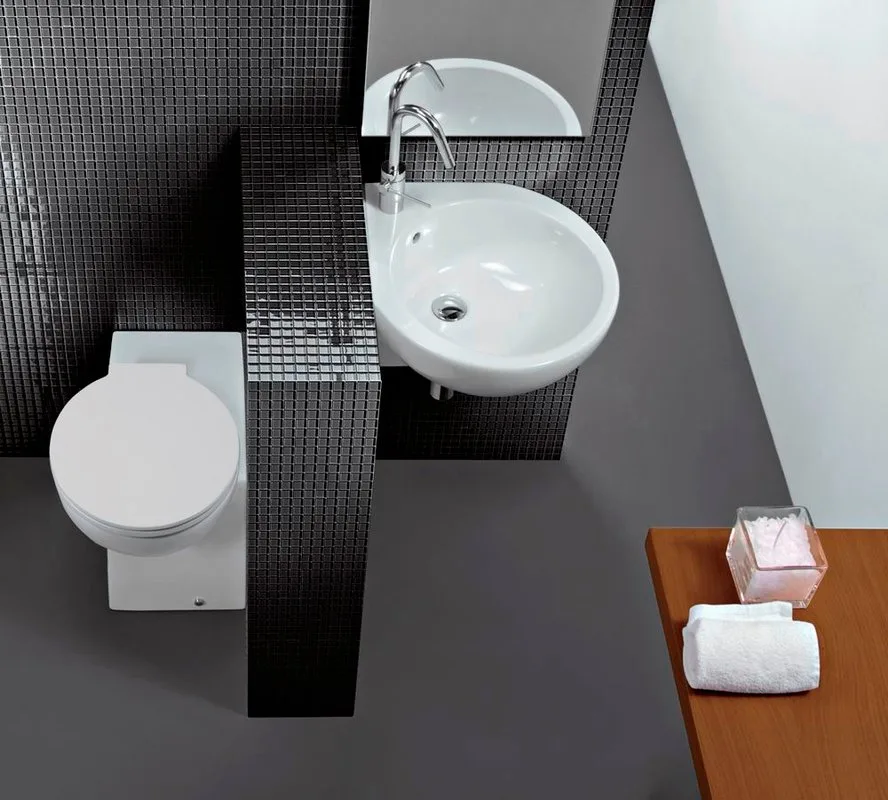 Раковина Hatria You&Me Y0H701 46 см, белая Sancos — официальный сайт
