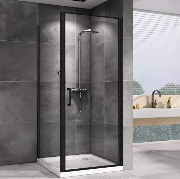 Душевой уголок Abber Sonnenstrand AG04100B-S70B 100x70, профиль черный, стекло прозрачное Sancos — официальный сайт