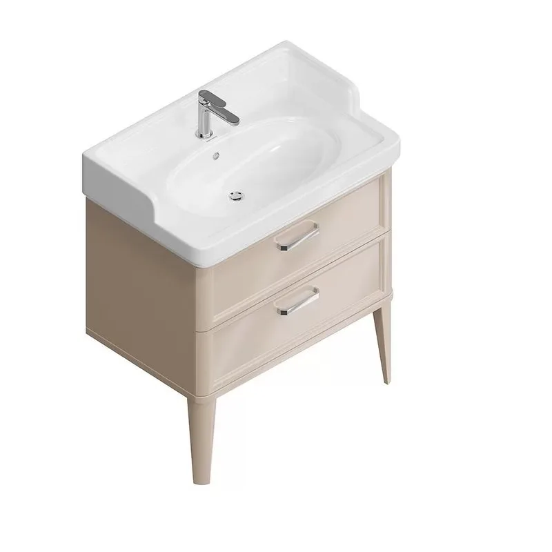 Тумба под раковину без столешницы KERAMA MARAZZI Pompei 80 напольная, с 2 ящиками, камео бежевый гля Sancos — официальный сайт