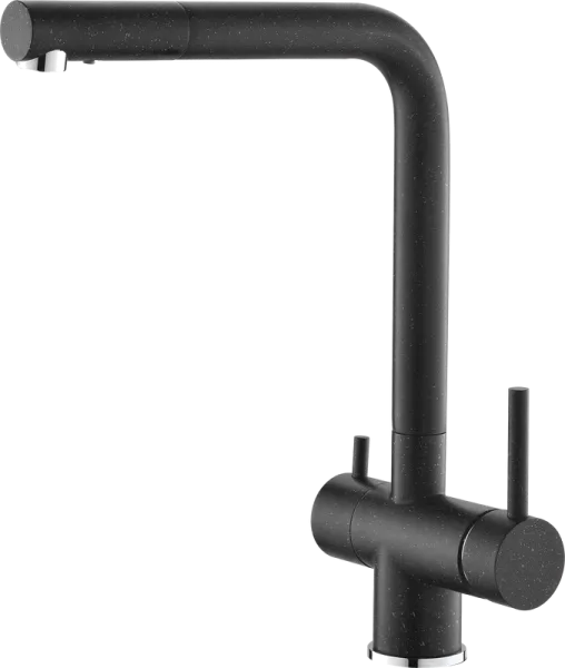 Смеситель для кухни Alveus Aquila 1139808 черный Sancos — Оригинал