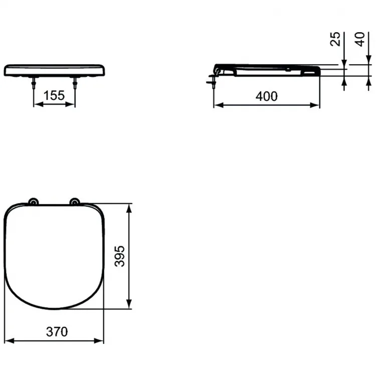 Крышка-сиденье Ideal Standard Tempo T679801 петли хром Sancos — официальный сайт