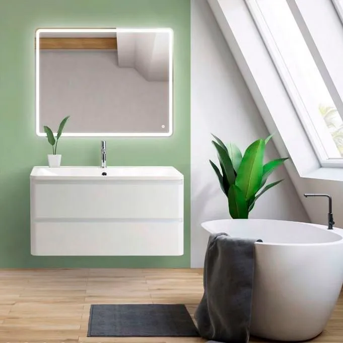 Тумба под раковину без столешницы BelBagno Albano 90 подвесная, bianco lucido Sancos — официальный сайт
