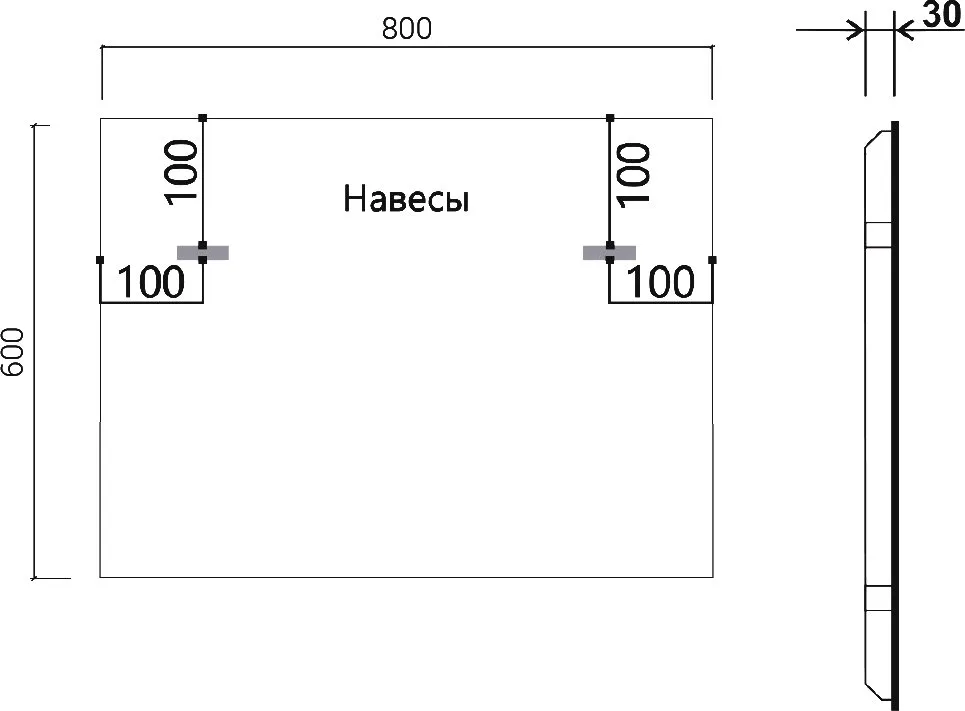 Зеркало Vincea VLM-3VN800-2 80x60 с подсветкой и антизапотевателем Sancos — официальный сайт