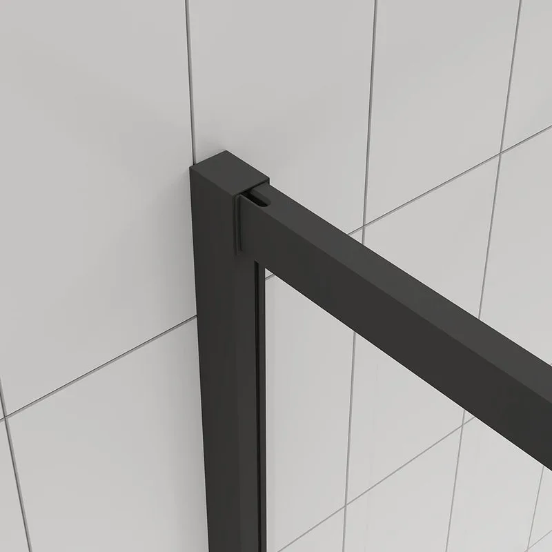 Душевой уголок Veconi Evo 300 B 100х100 см, профиль матовый черный, стекло прозрачное Sancos — официальный сайт