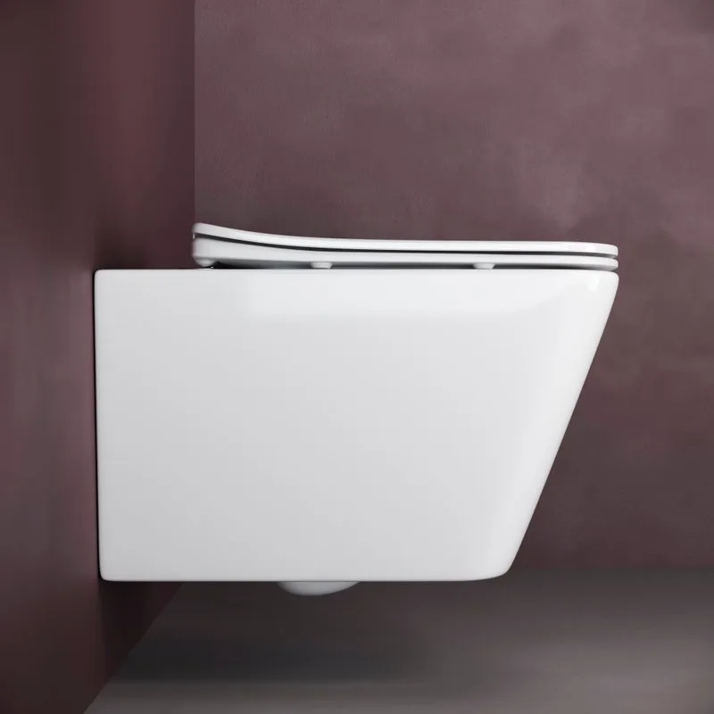 Унитаз подвесной Ceramicanova Metric Rimless CN3007 Sancos — официальный сайт