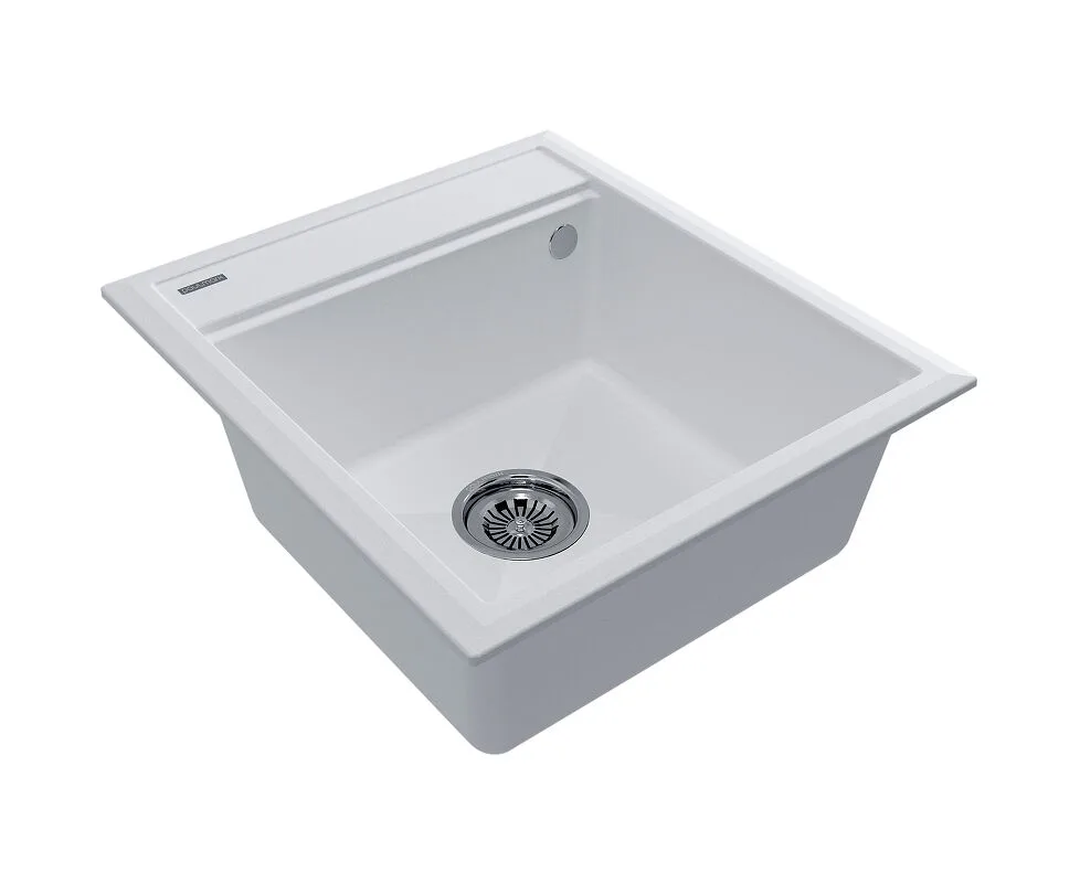 Мойка кухонная Paulmark Stepia PM114651-WH белый Sancos — официальный сайт