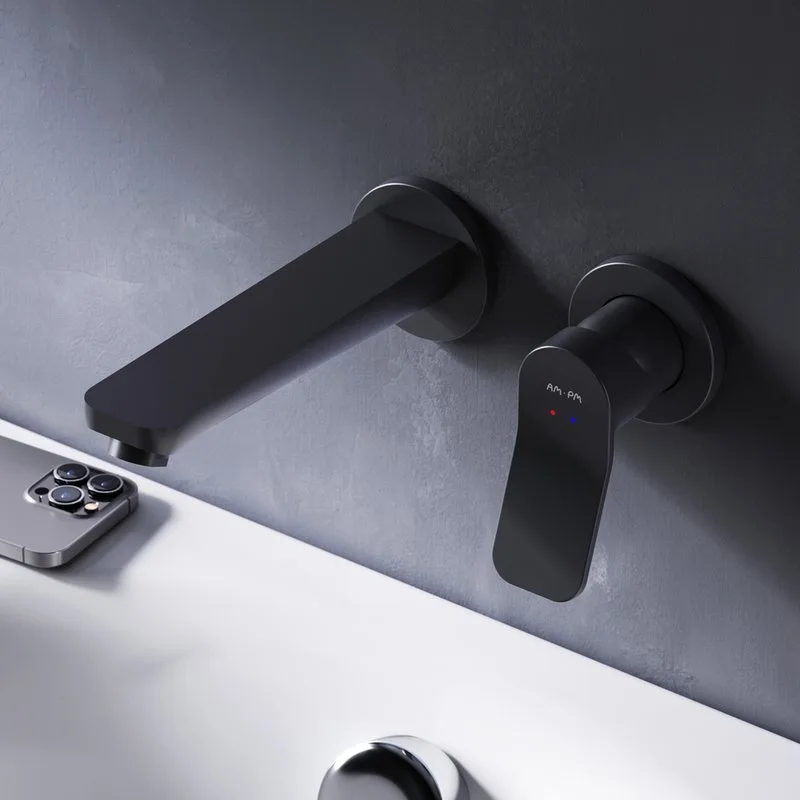 Смеситель для раковины AM.PM X-Joy F85A72622 С ВНУТРЕННЕЙ ЧАСТЬЮ, черный Sancos — официальный сайт