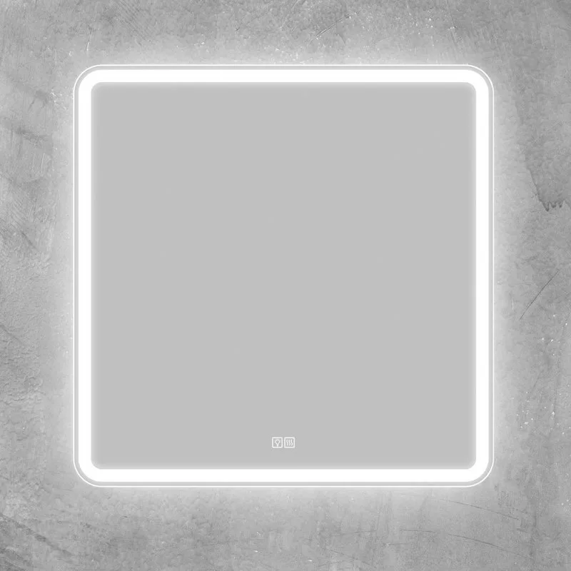 Зеркало BelBagno SPC-MAR-800-800-LED-TCH-WARM с подсветкой и подогревом Sancos — официальный сайт