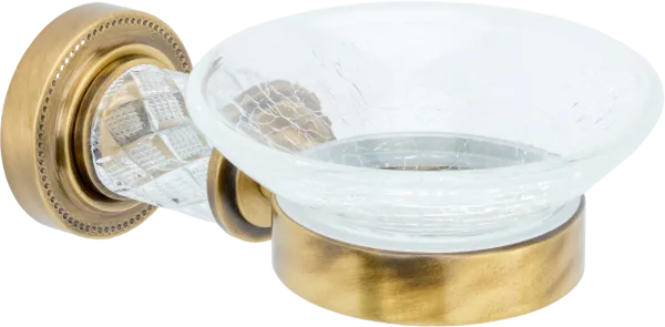 Мыльница Boheme Murano Cristal 10903-CRST-BR бронза