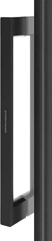 Душевая дверь в нишу KERAMA MARAZZI Cristallo CT.120.SD.BLK.M 120 см, профиль черный матовый, стекло Sancos — официальный сайт