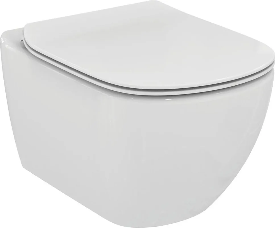 Крышка-сиденье Ideal Standard Tesi T352701 с микролифтом, петли хром Sancos — официальный сайт