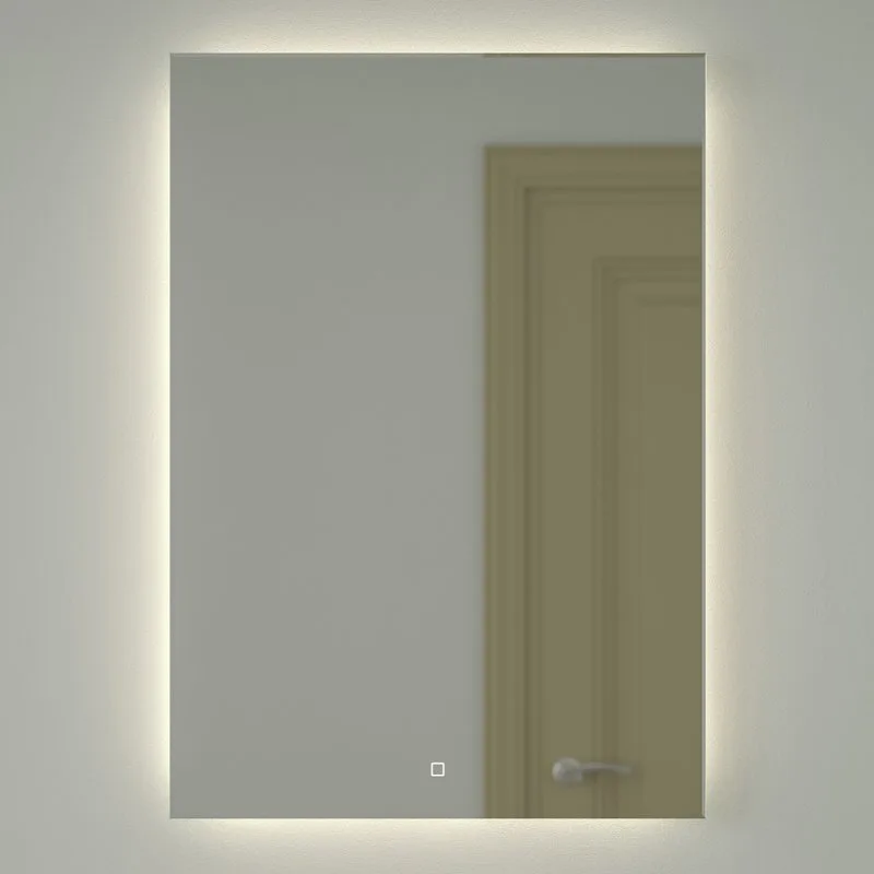 Зеркало Defesto Glow DF 2509S 70х100 с LED-подсветкой, 4 500 K, сенсорный выключатель