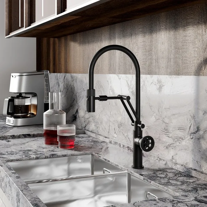 Смеситель для кухни IDDIS Grange GRABLFLi05 черный матовый с гибким изливом Sancos — официальный сайт