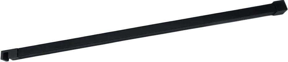 Душевая перегородка Abber Immer Offen AG61100B8 100 см, профиль черный, стекло прозрачное Sancos — официальный сайт