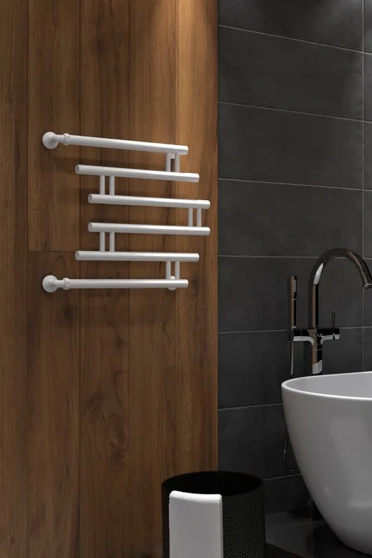Полотенцесушитель водяной Indigo Zip FZW60-60WM, белый матовый Sancos — официальный сайт