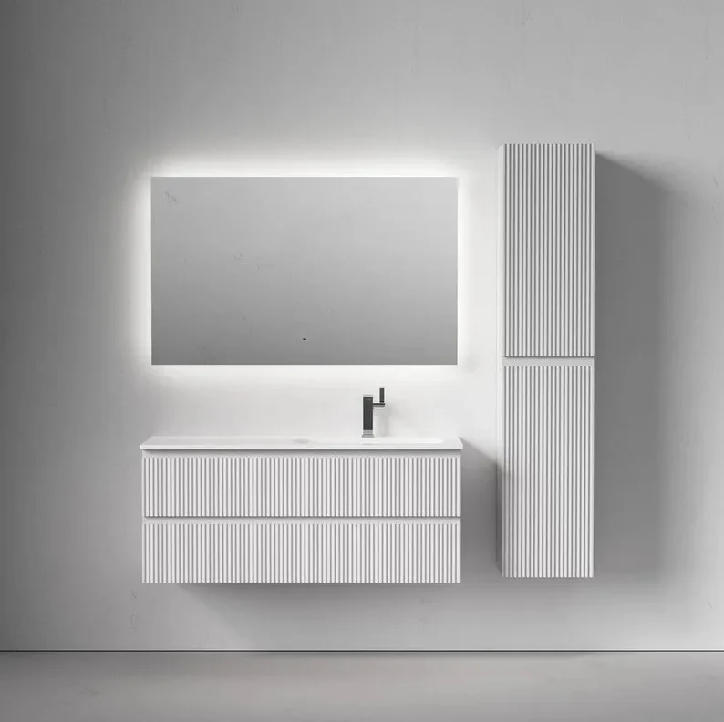 Тумба под раковину Sancos Snob R 120 подвесная  Bianco (белый), SNR120RW Sancos — официальный сайт