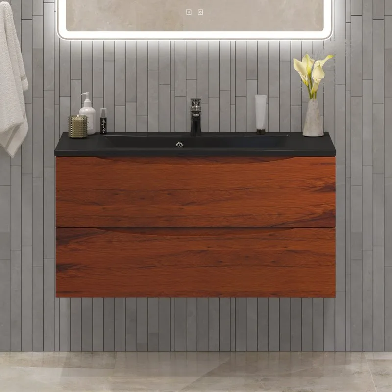 Тумба под раковину без столешницы BelBagno Marino 100 rovere ciliegio Sancos — официальный сайт