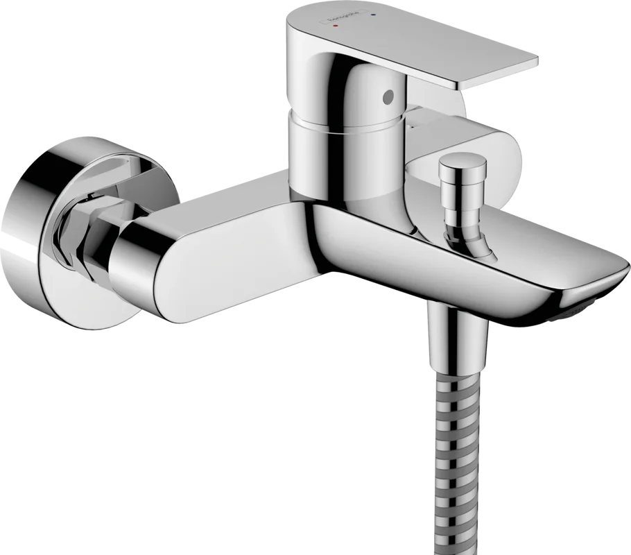 Смеситель для ванны с душем Hansgrohe Rebris E 72450000, хром Sancos — официальный сайт