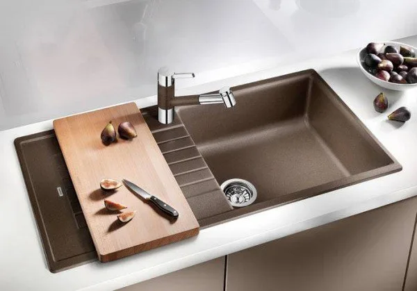 Мойка кухонная Blanco Zia XL 6S 517577 кофе Sancos — официальный сайт