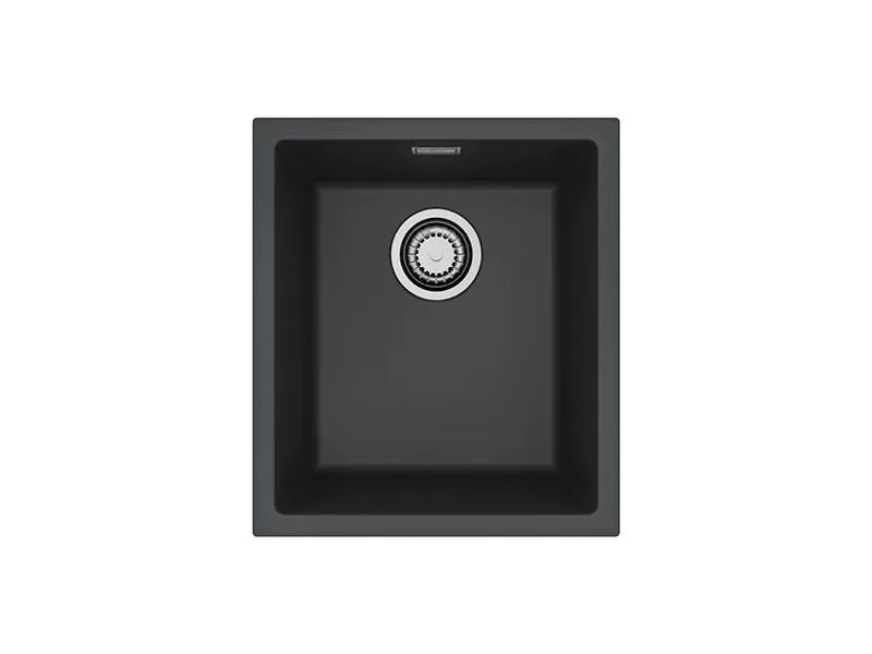 Мойка ALVEUS GRANITAL OMNI 20 DEEP BLACK-G90  450x450x198 с сифоном Sancos — официальный сайт