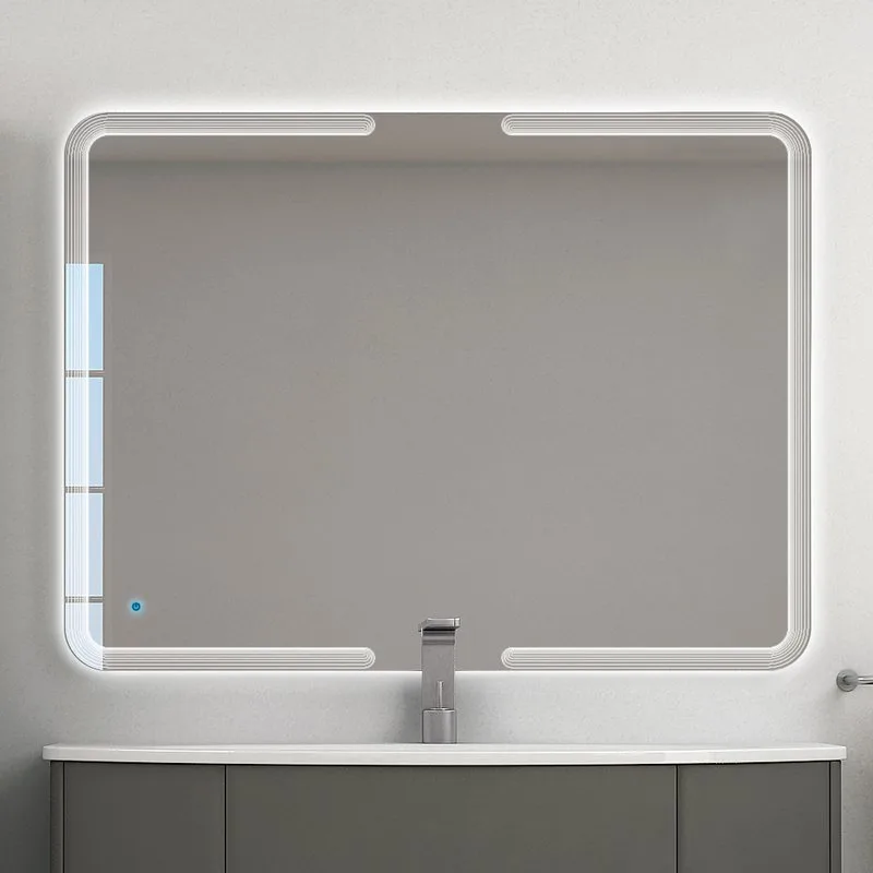Зеркало Cezares 90х120 c LED-подсветкой touch system Sancos — официальный сайт