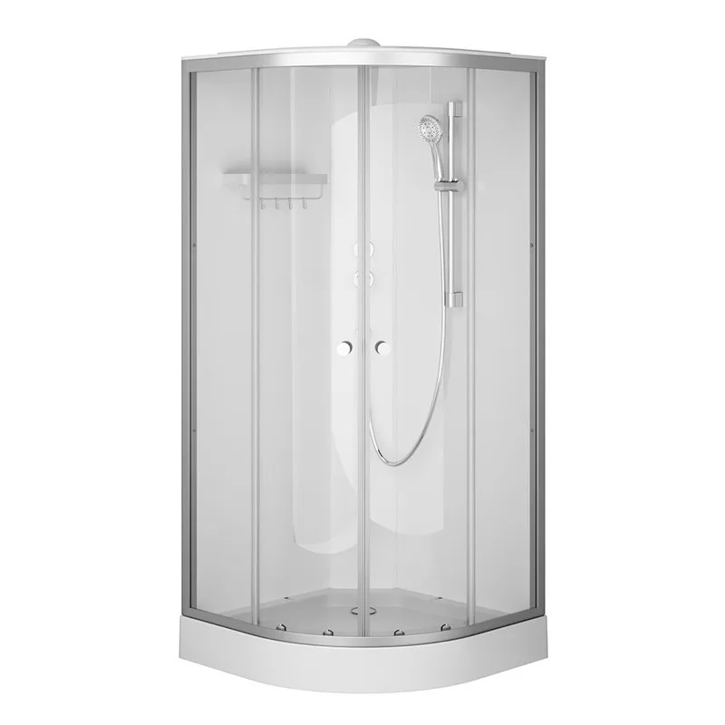 Душевая кабина AM.PM X-Joy W94C-401-090MT 90х90 см, низкий поддон, матовый хром Sancos — официальный сайт