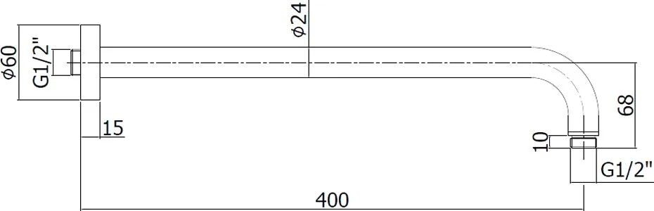 Кронштейн для верхнего душа Paffoni Lusso ZSOF034HGSP золото медовое брашированное Sancos — официальный сайт