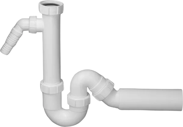 Сифон для раковины McAlpine MRSK4A, с отводом Sancos — Оригинал