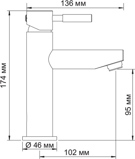 Смеситель для раковины Wasserkraft Main 4104 Sancos — официальный сайт