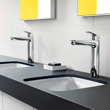 Смеситель для раковины Hansgrohe Logis 71091000 без донного клапана Sancos — официальный сайт