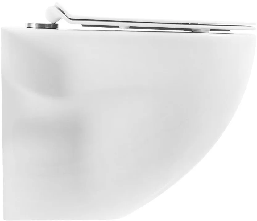 Унитаз подвесной BelBagno Onda BB066CHR BB2111SC с микролифтом, безободковый, глянцевый белый Sancos — официальный сайт