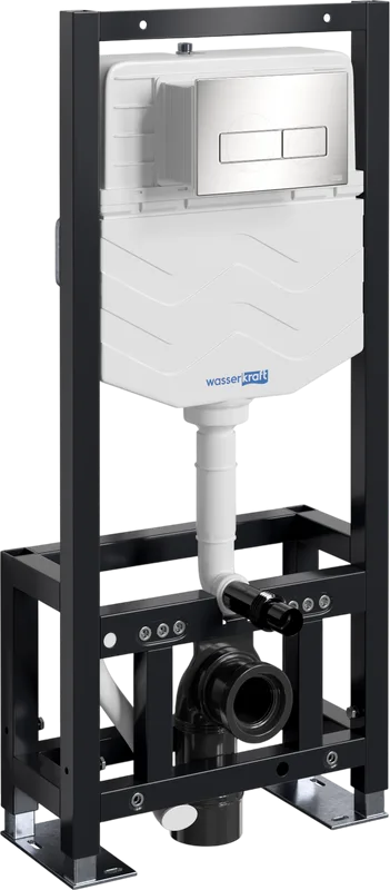Система инсталляции для унитазов Wasserkraft Dill 61TLT.010.ME.BN03, с кнопкой смыва никель Sancos — официальный сайт