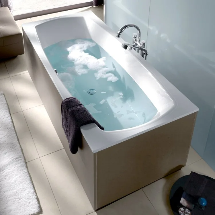 Акриловая ванна Villeroy & Boch My Art UBQ170MYA2V-01 170x75 см, встраиваемая, цвет альпийский белый Sancos — официальный сайт
