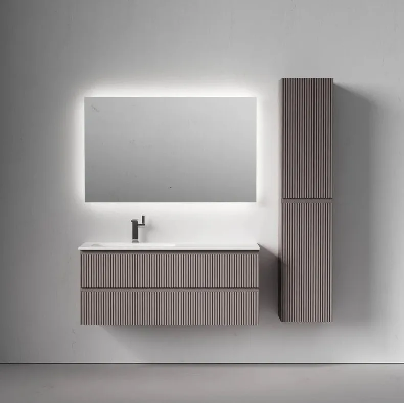 Тумба под раковину Sancos Snob R 120 подвесная Doha soft (пыльная роза), SNR120LSM Sancos — официальный сайт