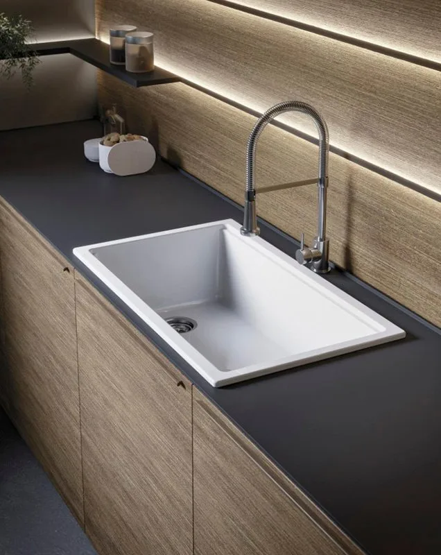 Мойка кухонная Simas Lavabi Q600 bia Sancos — официальный сайт