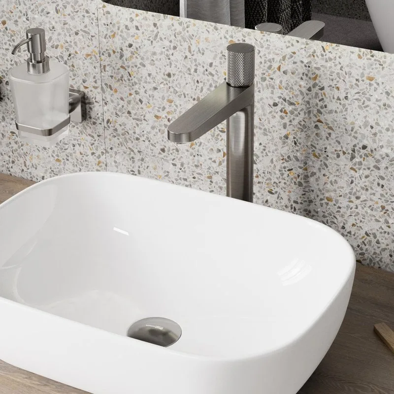 Смеситель для раковины Wasserkraft Tauber 6403H никель Sancos — официальный сайт