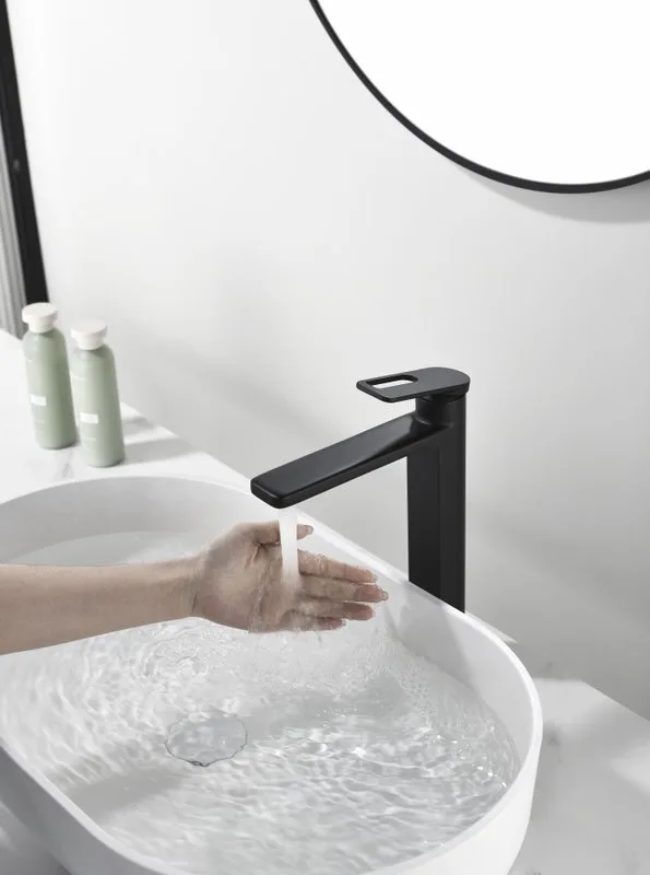 Смеситель для раковины Black&White Gravity 7203MB matt black Sancos — официальный сайт